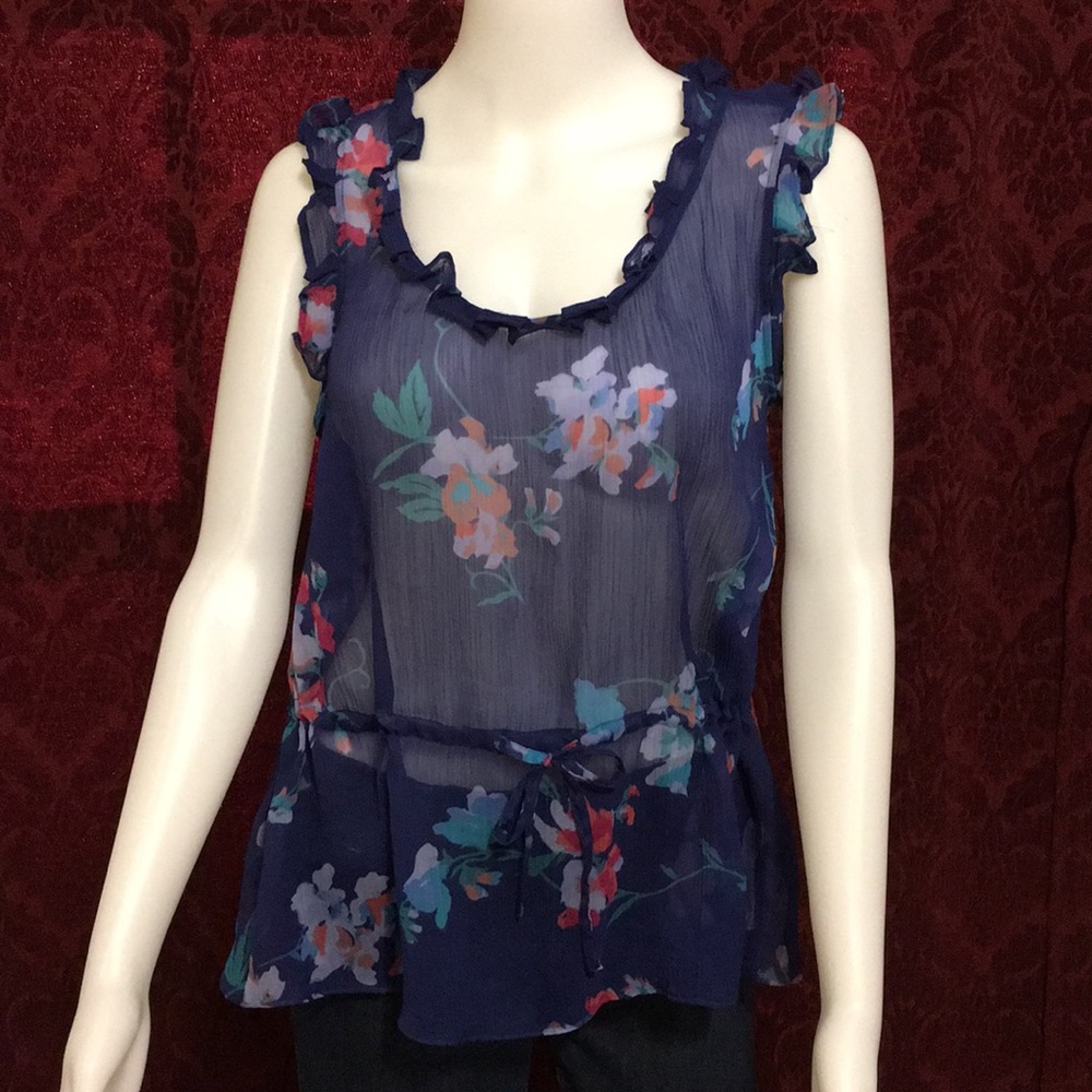 French Connection sheer tank top